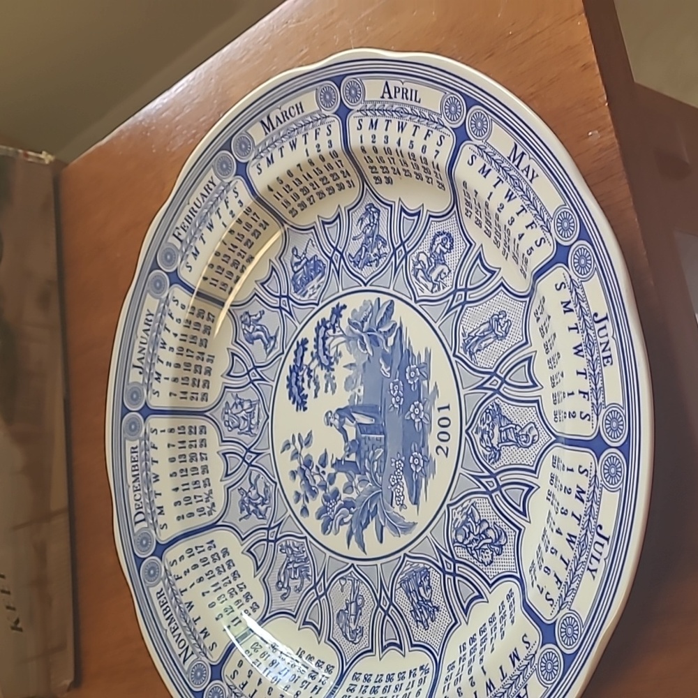 Decorated plate vintage spode plate